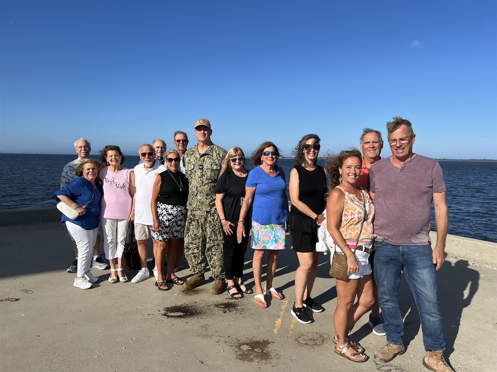 Pt.Boro Rotary Visits NWS Earle Piers