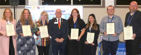 2023 Rotary Teacher Awardees with DG Ron Payne