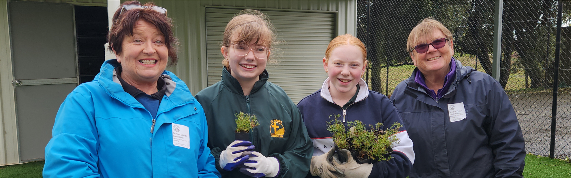 Providing 2,700 plants to local schools