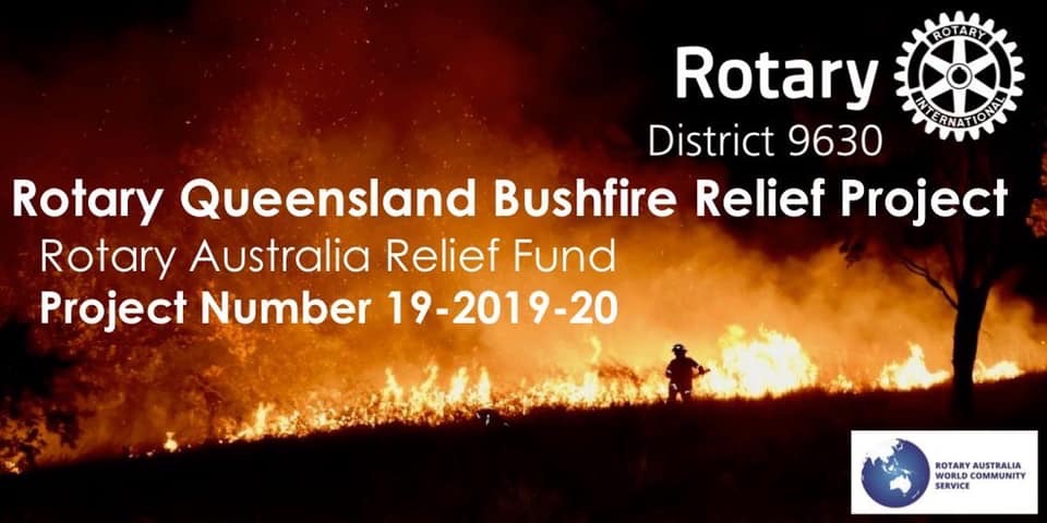Rotary Queensland Bushfire Fund | Rotary Club of Greater Springfield