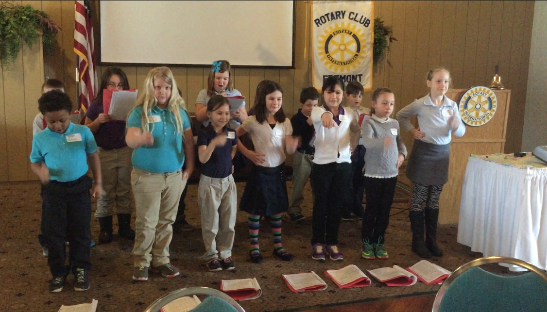 Program Presentation by Otis Elementary | Rotary Club of Fremont, OH