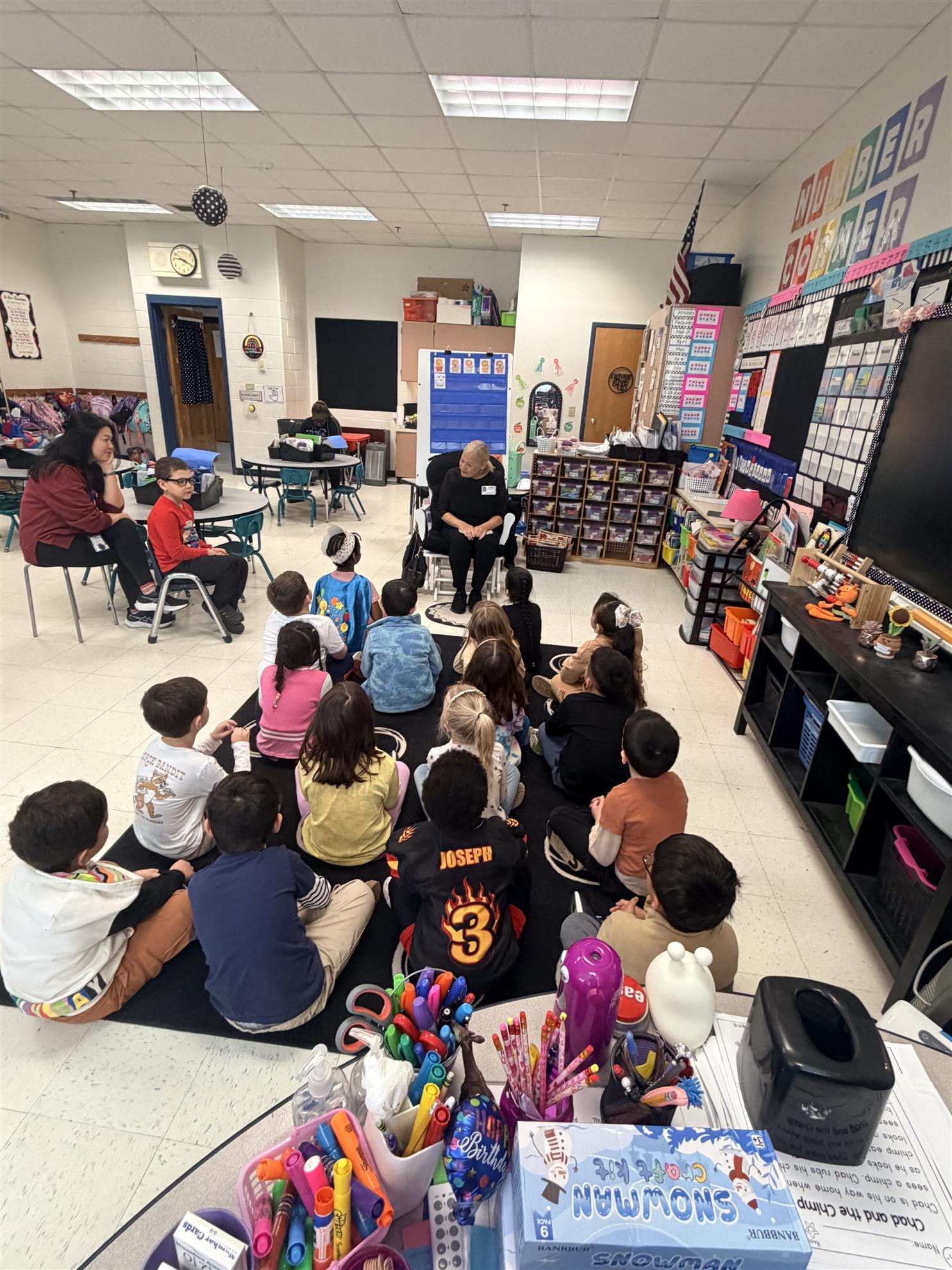 Stratford Rotarian Reads to Kindergarten for Read Across Stratford Week