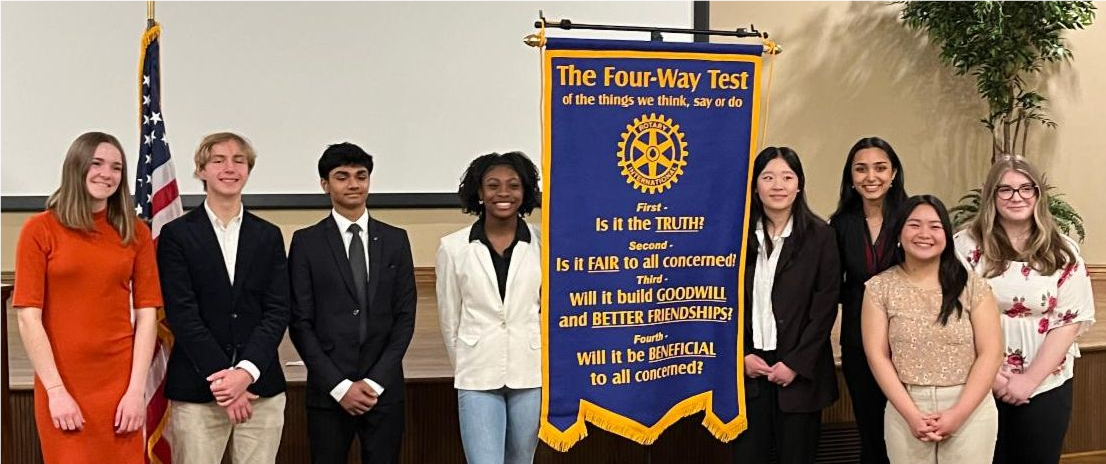 4-Way Speech Contest Semi-Finalists