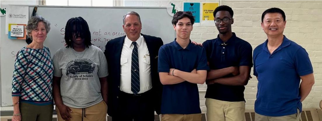 Bridge Academy students with mentors