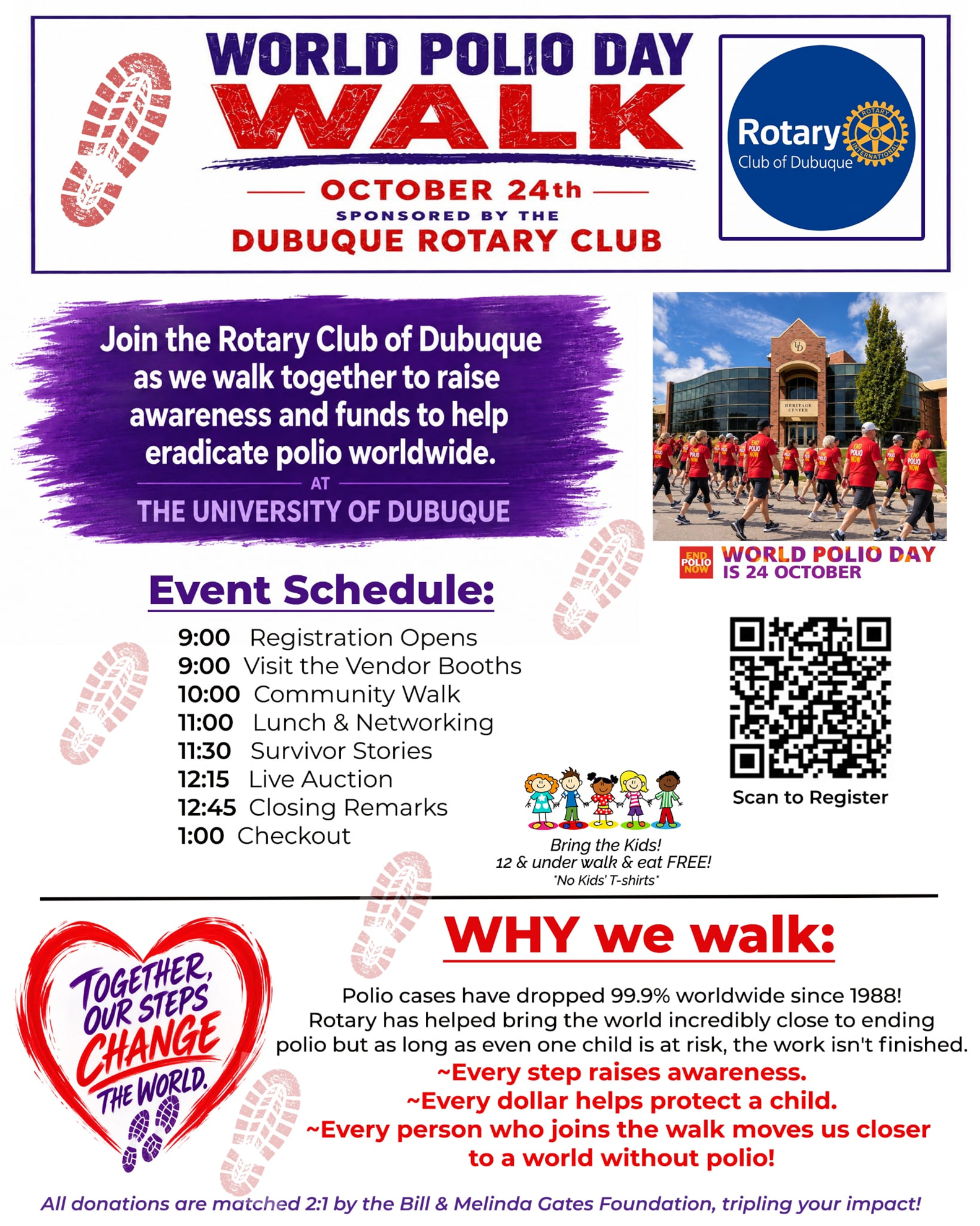 World Polio Walk and Auction