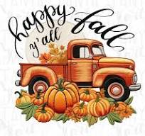 Happy Fall Y'all Truck PNG Instant Sublimation Download ...