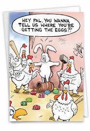 Easter Card - Funny Bunny / Chicken