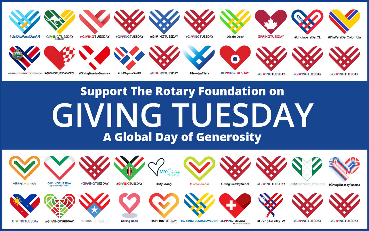 FIVE REASONS TO GIVE TO ROTARYON GIVING TUESDAY NOVEMBER 28TH