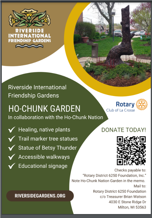 Riverside international friendship gardens ho chunk rotary club of