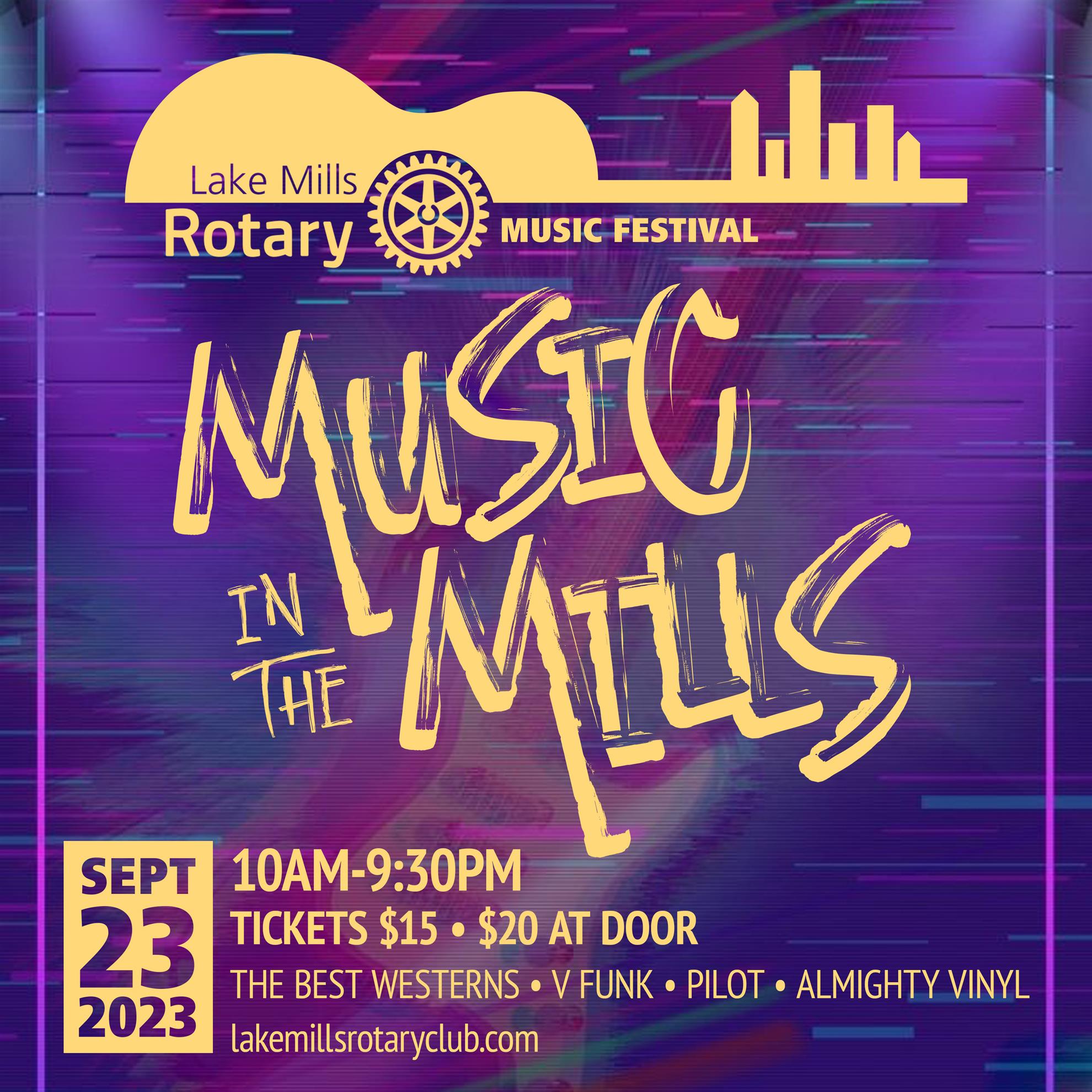 Lake Mills Rotary Club to host Music Festival fundraiser Rotary Club