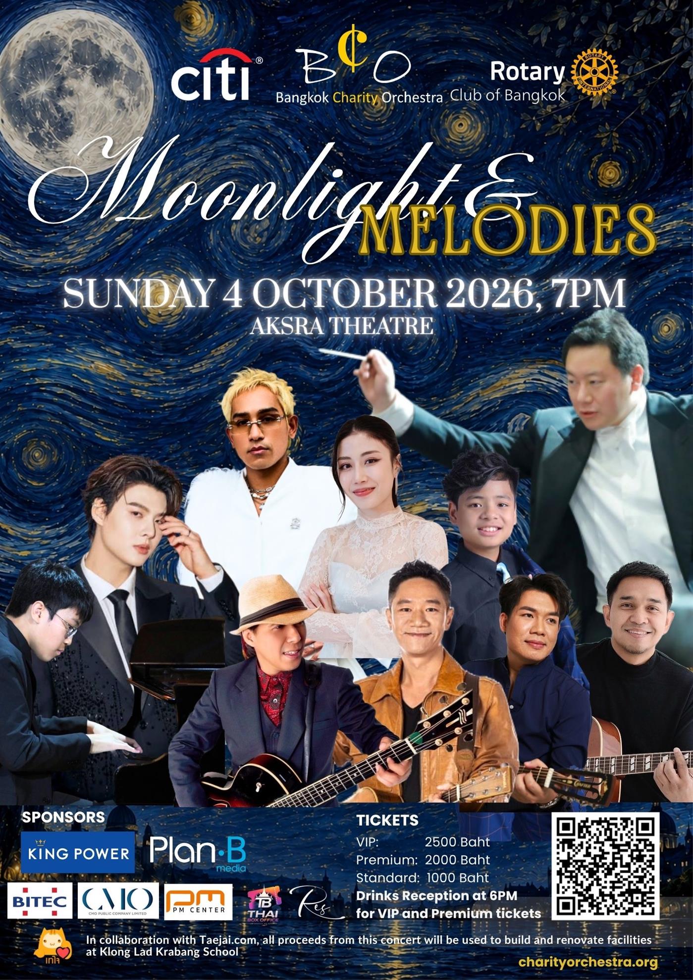 Moonlight & Melodies – Bangkok Charity Orchestra Charity Concert