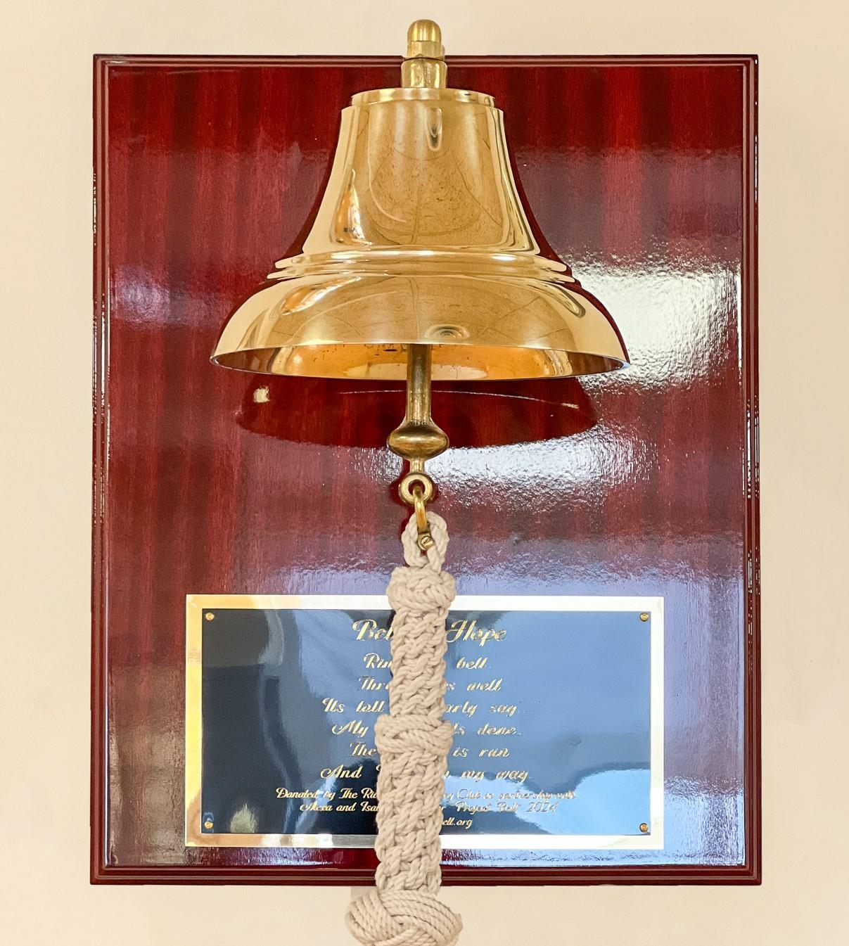 New Begginings Bell Donated to St. John's Riverside Hospital