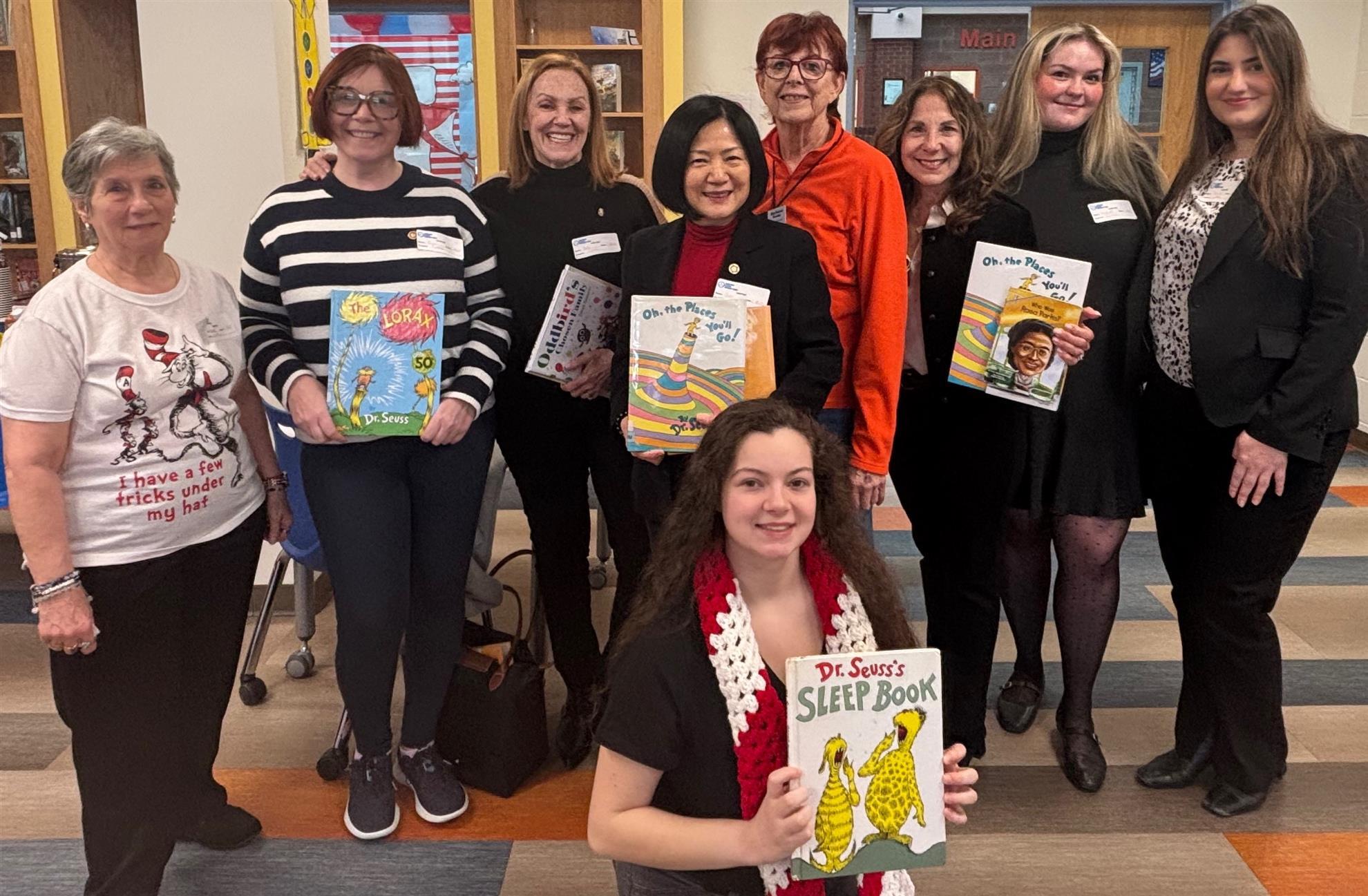 Reading to Students at the Microsociety School in Yonkers to Celebrate Dr. Suess's Birthday