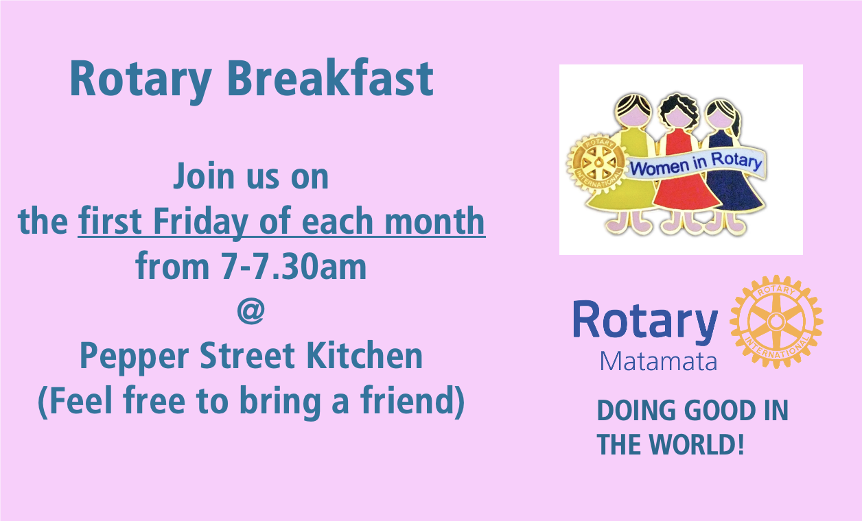 Rotary Breakfast Rotary Breakfast | Rotary Club of Matamata