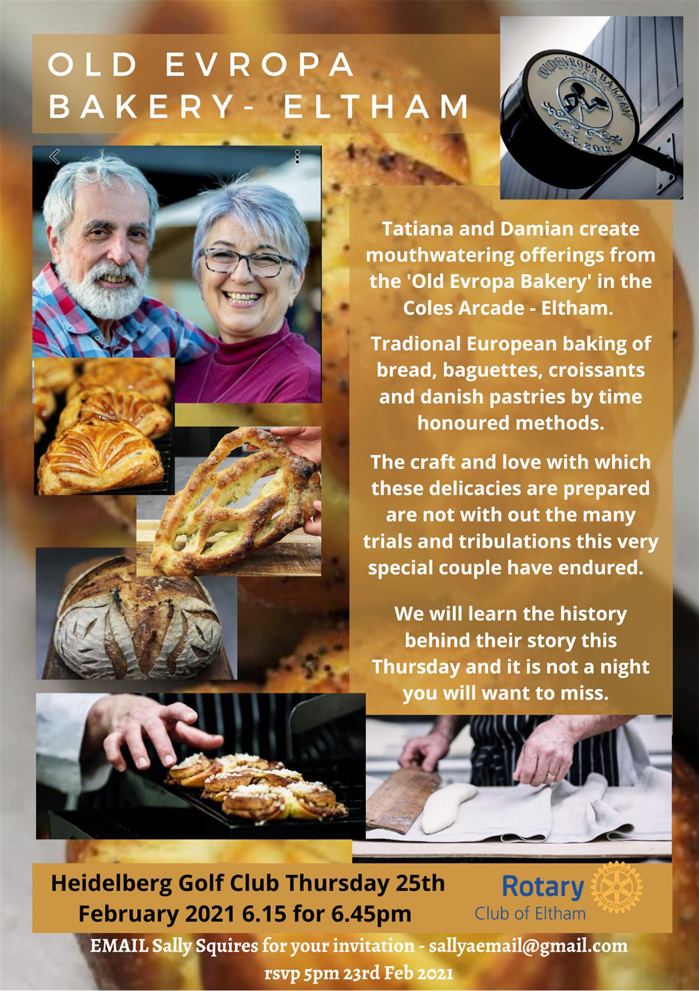 Old Evropa Bakery Eltham Rotary Club of Eltham