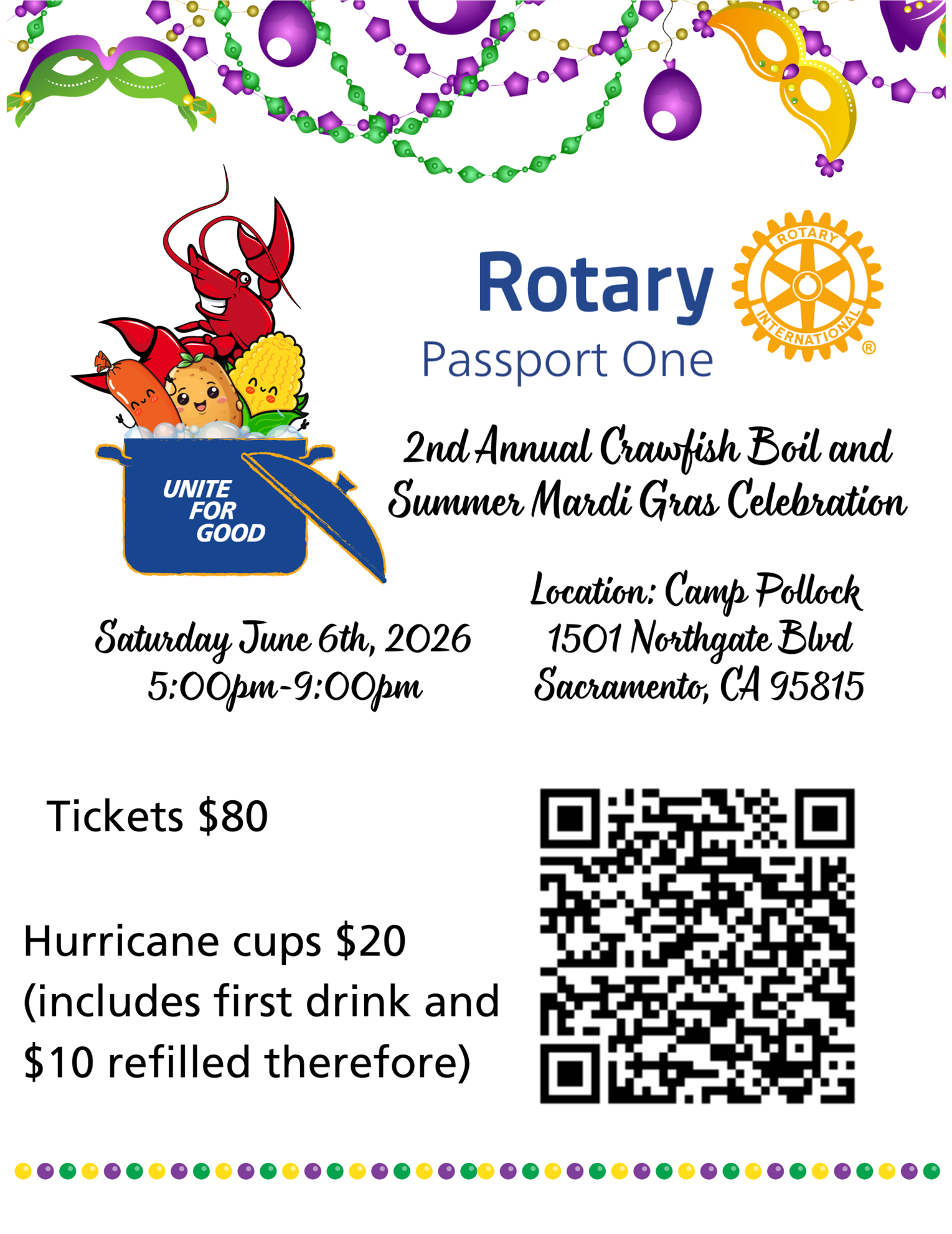 2nd Annual Crawfish Boil Tickets