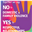 Poster with say no to domestic violence