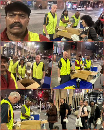 Feed the Homeless Martin Place 18 Sept. 2023