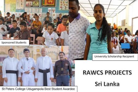 RAWCS Projects in Sri Lanka