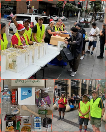 Feed the Homeless Martin Place 18 Dec2023
