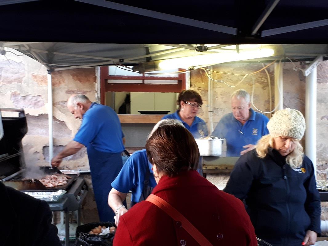 Anzac Day Gunfire Breakfast 2018 Rotary Club of Mount Barker