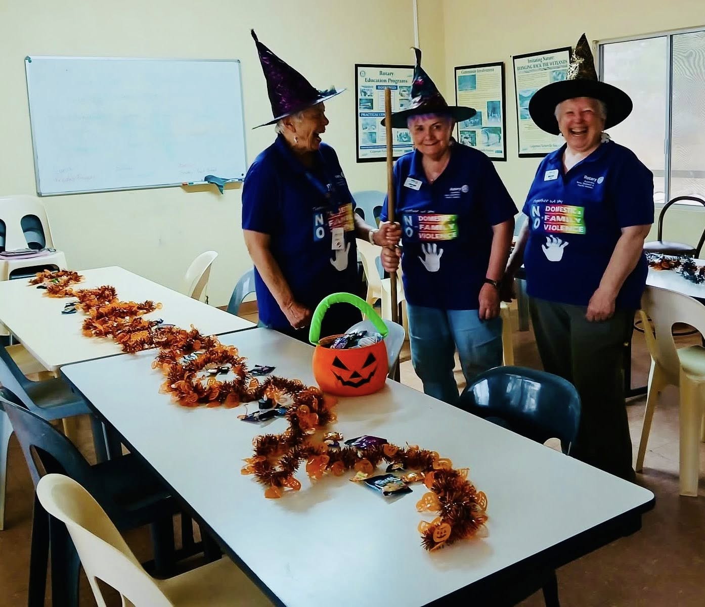 Halloween Dinner at Calperum for CBHS students