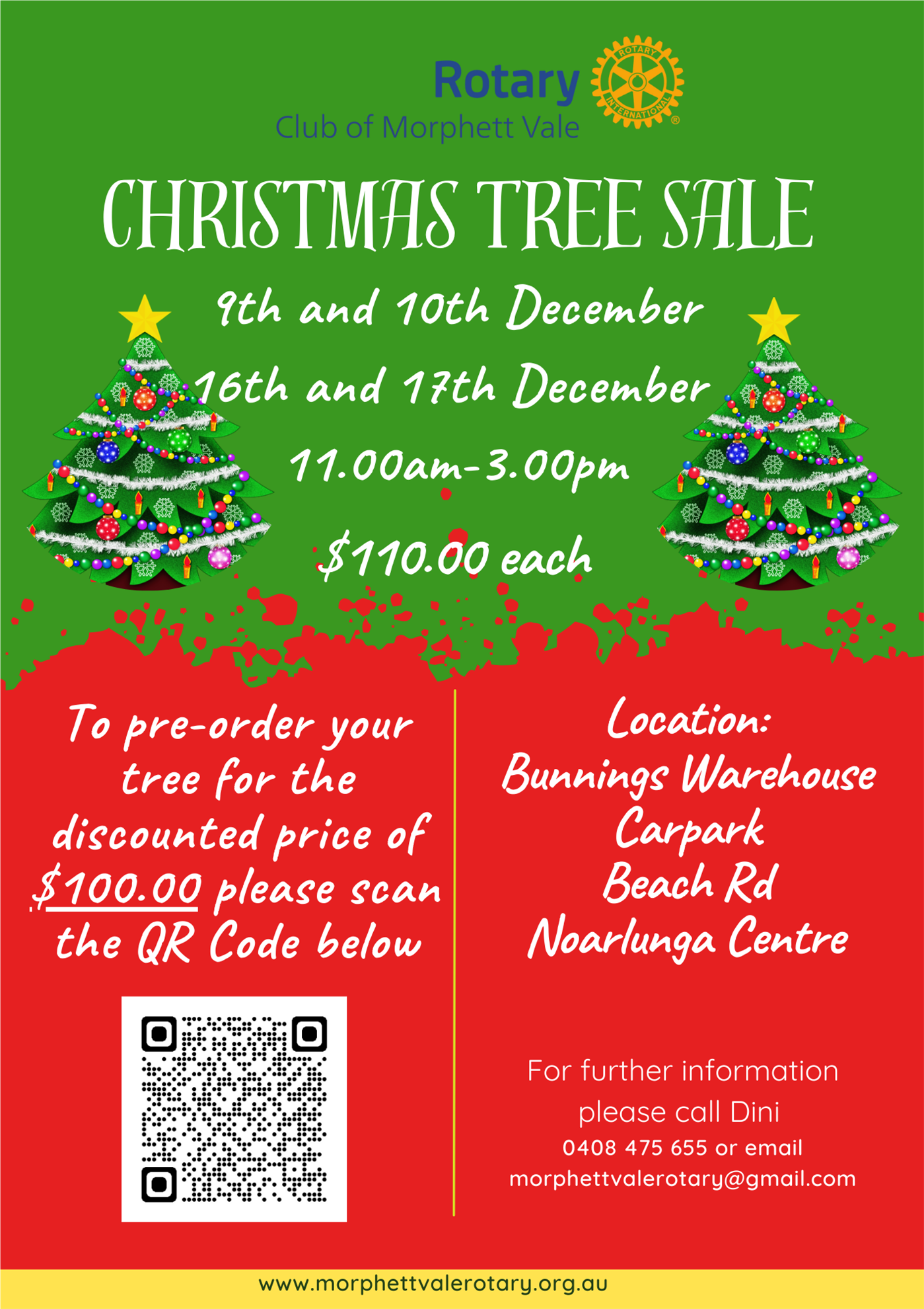 Living, giving Christmas Trees | Rotary Club of Morphett Vale