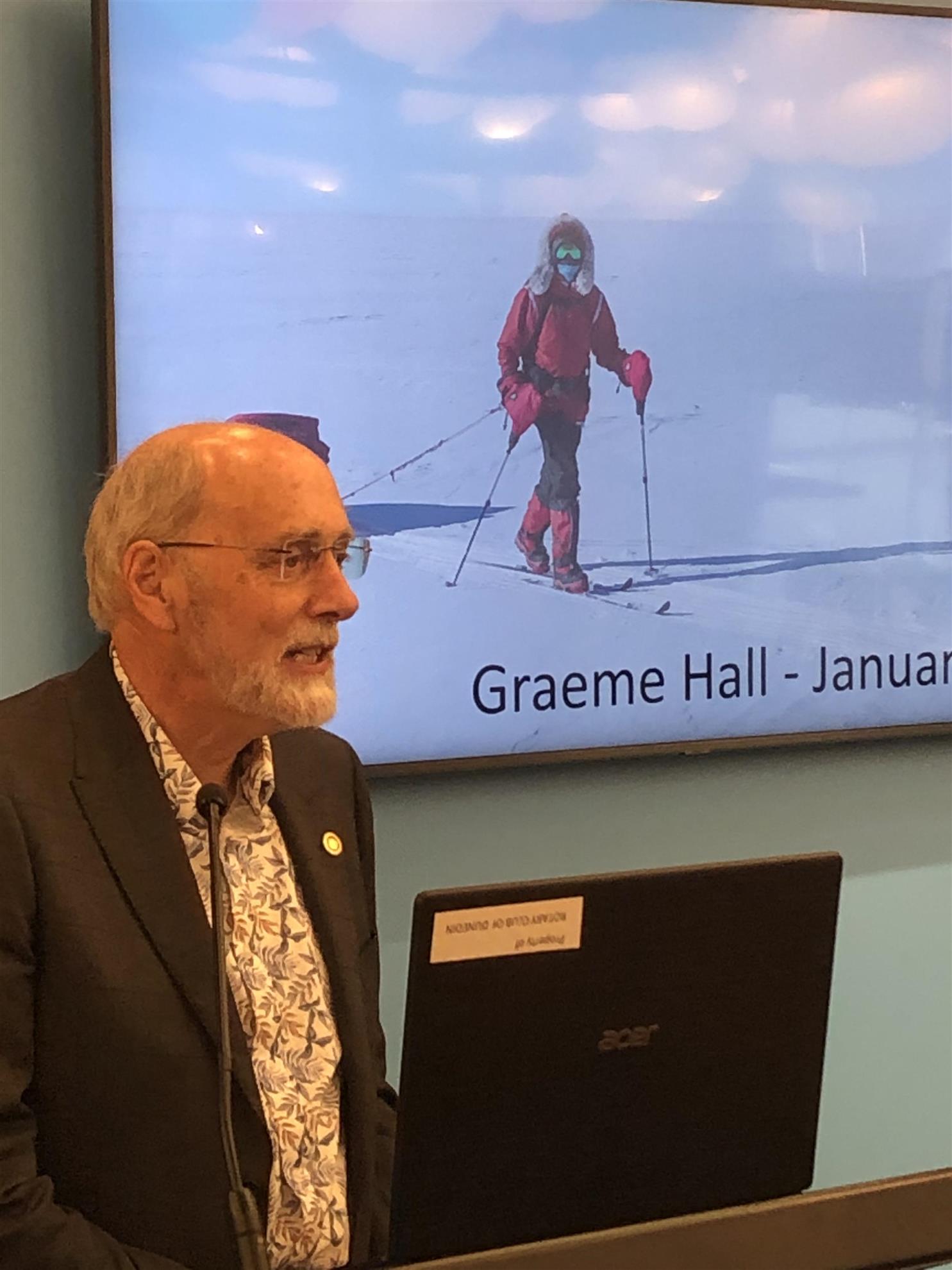 Last Weeks Speaker Graeme Hall The Rotary Club of Dunedin