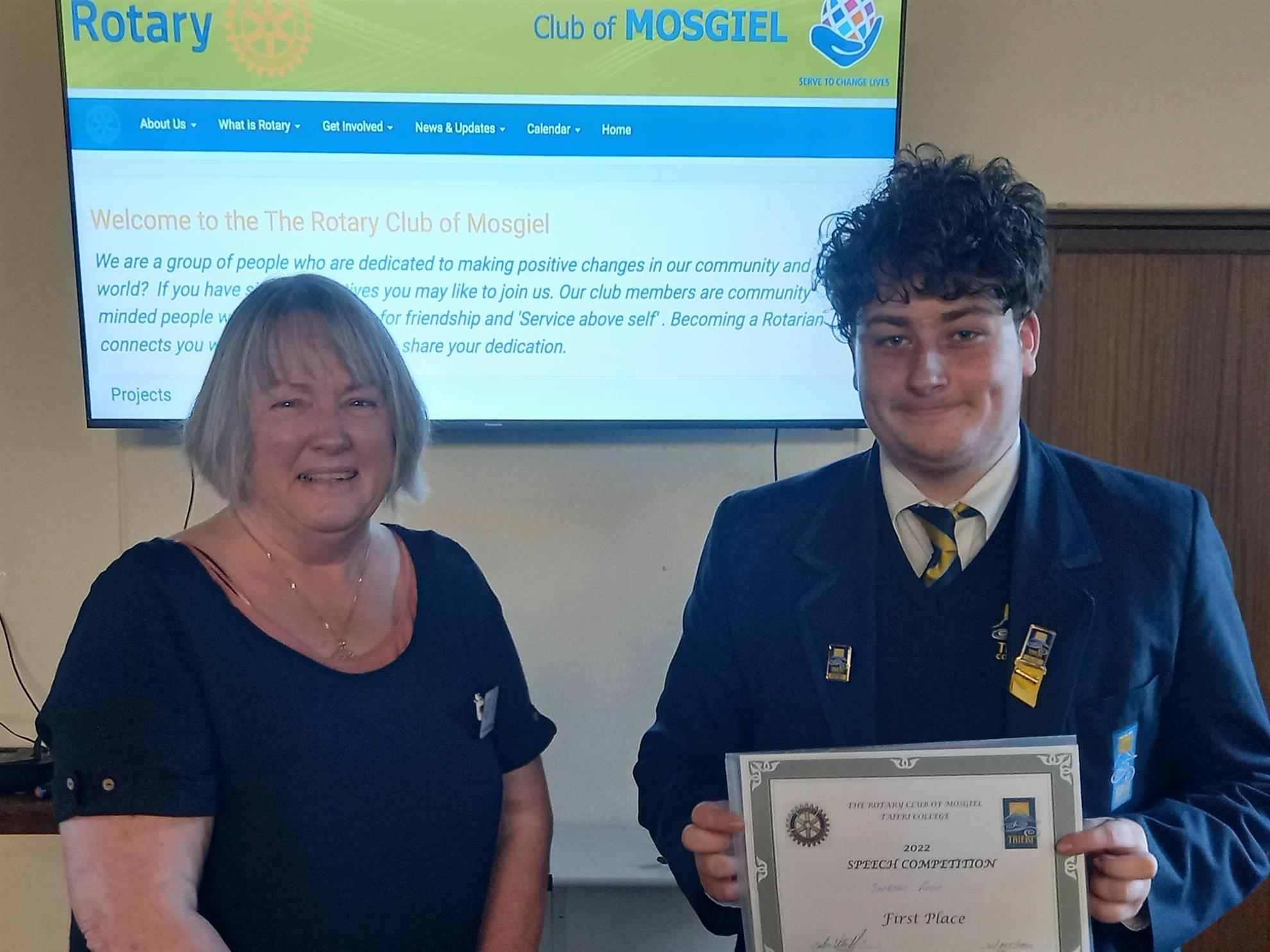 Speech contest 2022 The Rotary Club of Mosgiel