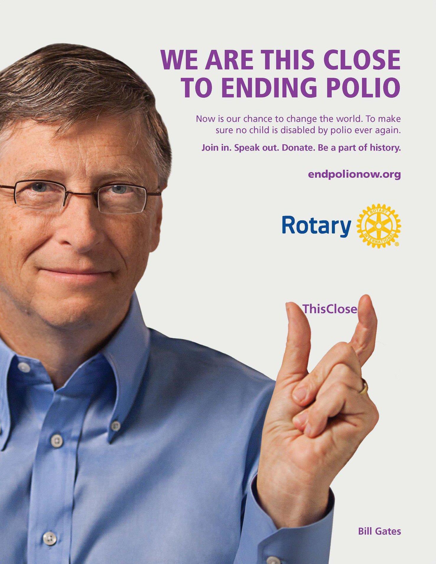 Image result for bill gates rotary quote