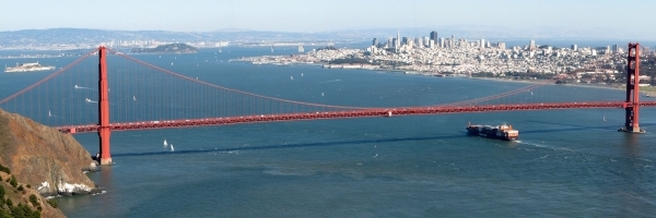 Golden Gate Bridge view
