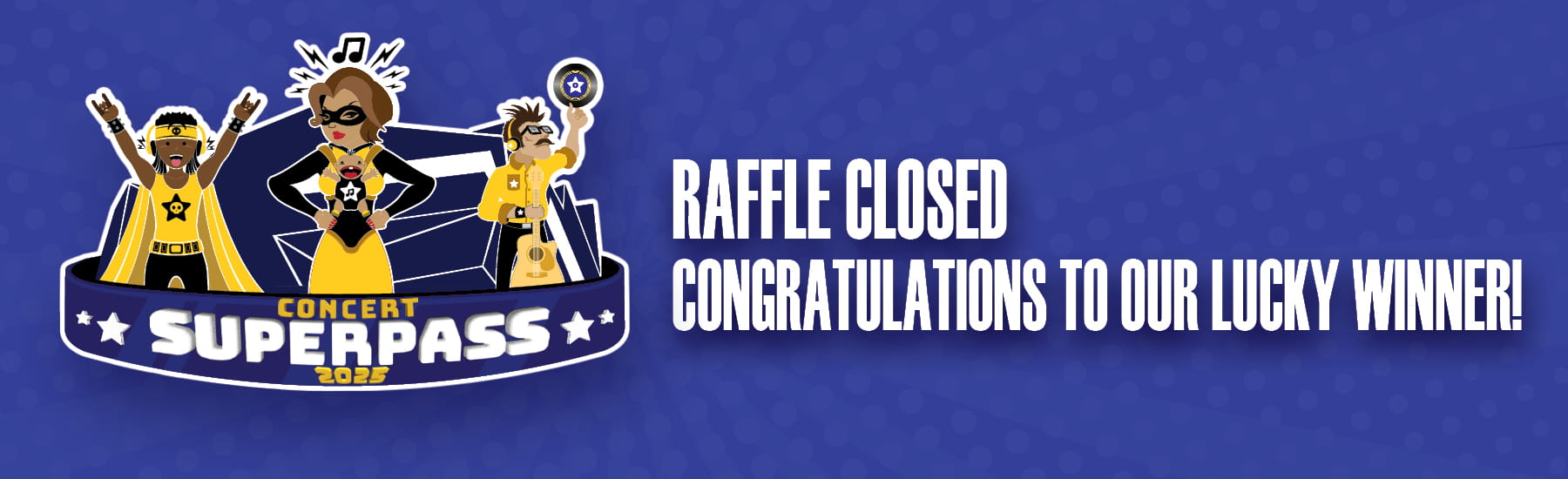 Concert SuperPass Raffle 2025 Results | Rotary Club of Perth