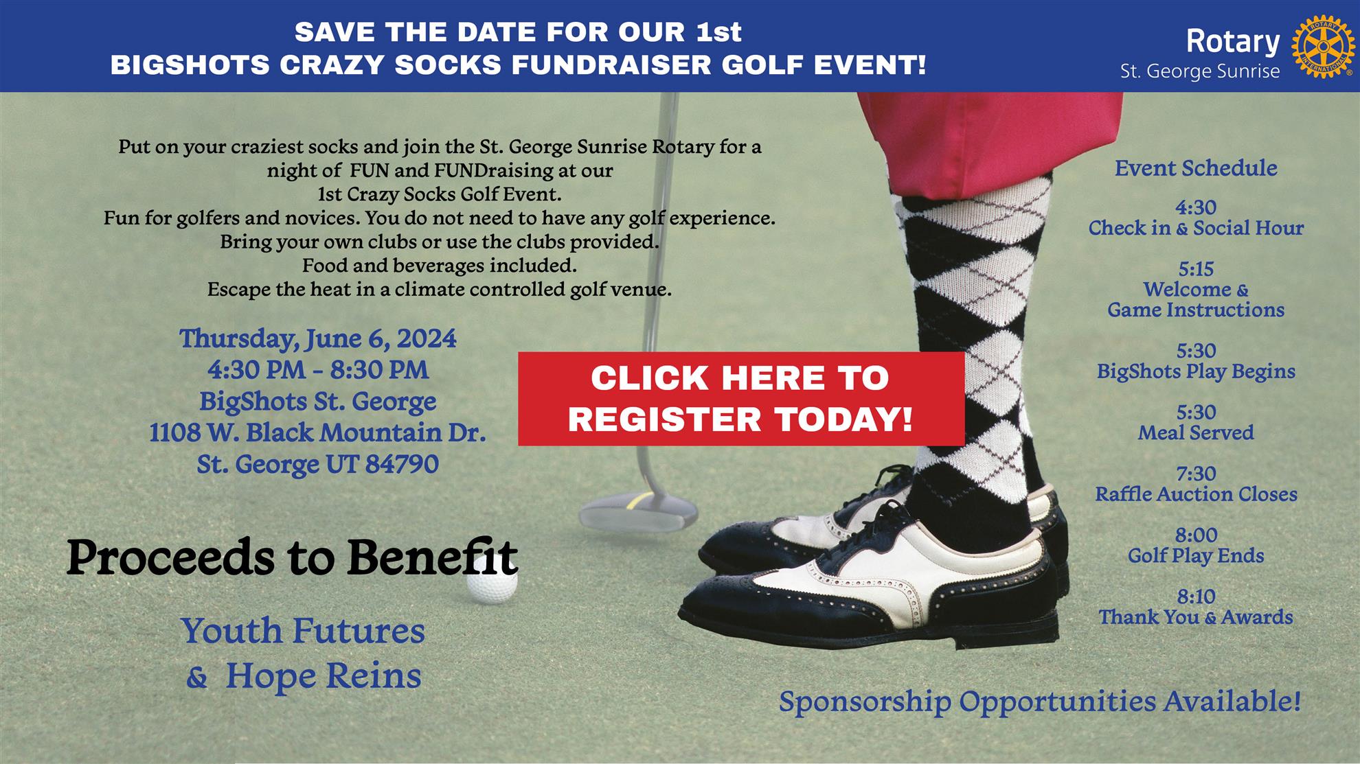 Don't miss our BigShot Golf Event Sign up Here NOW!