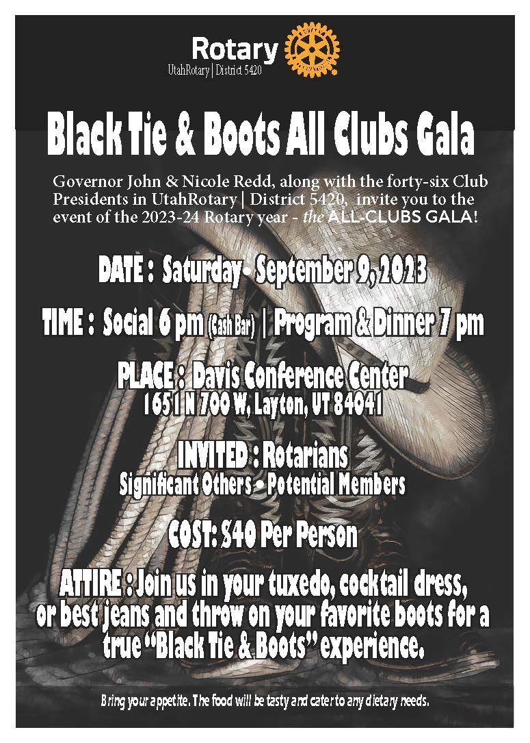 Black Tie and Boots All-Clubs Gala