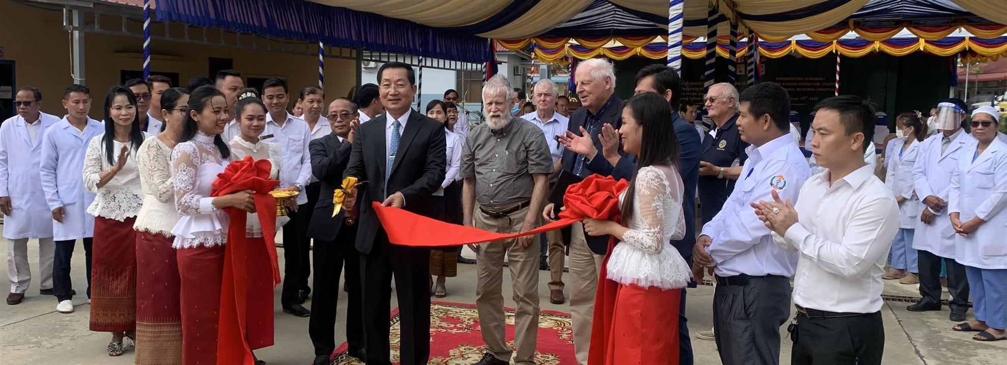 Kampong Speu Hospital Wing Opens