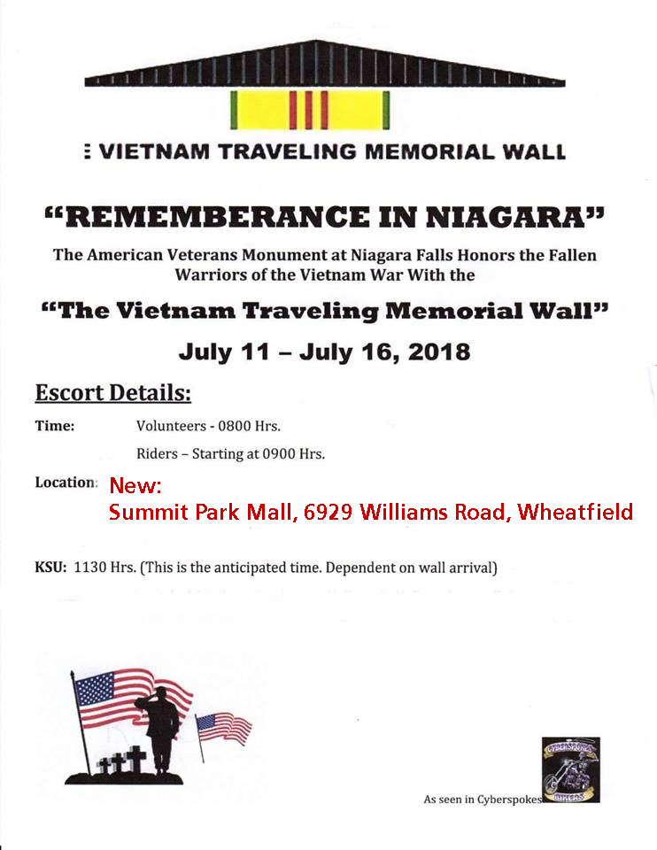 Vietnam Traveling Memorial Wall - Niagara Falls, NY