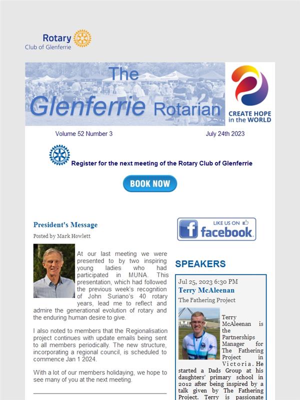 Stories  Rotary Club of Glenferrie