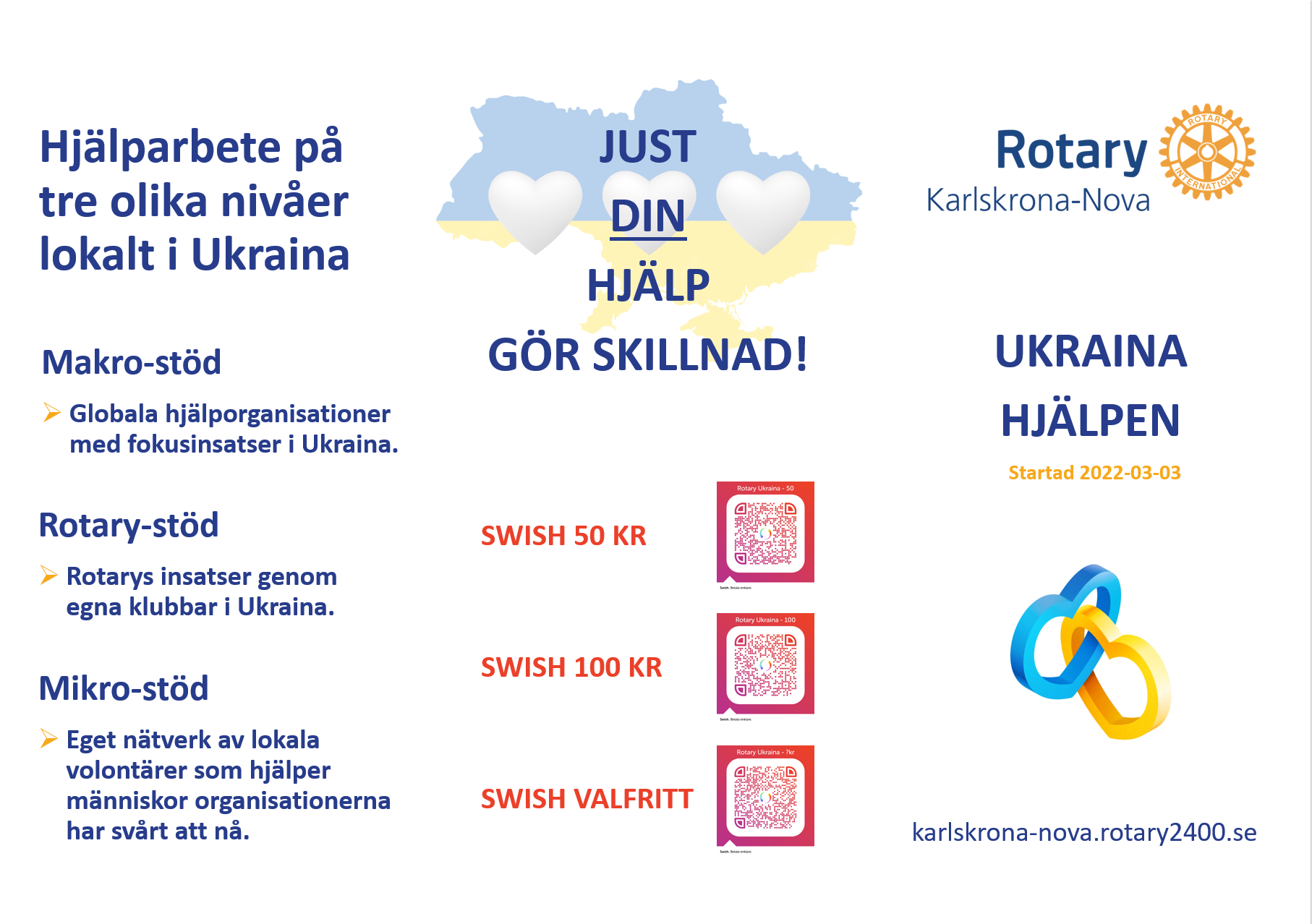 Ukrain-hjälpen - Folder