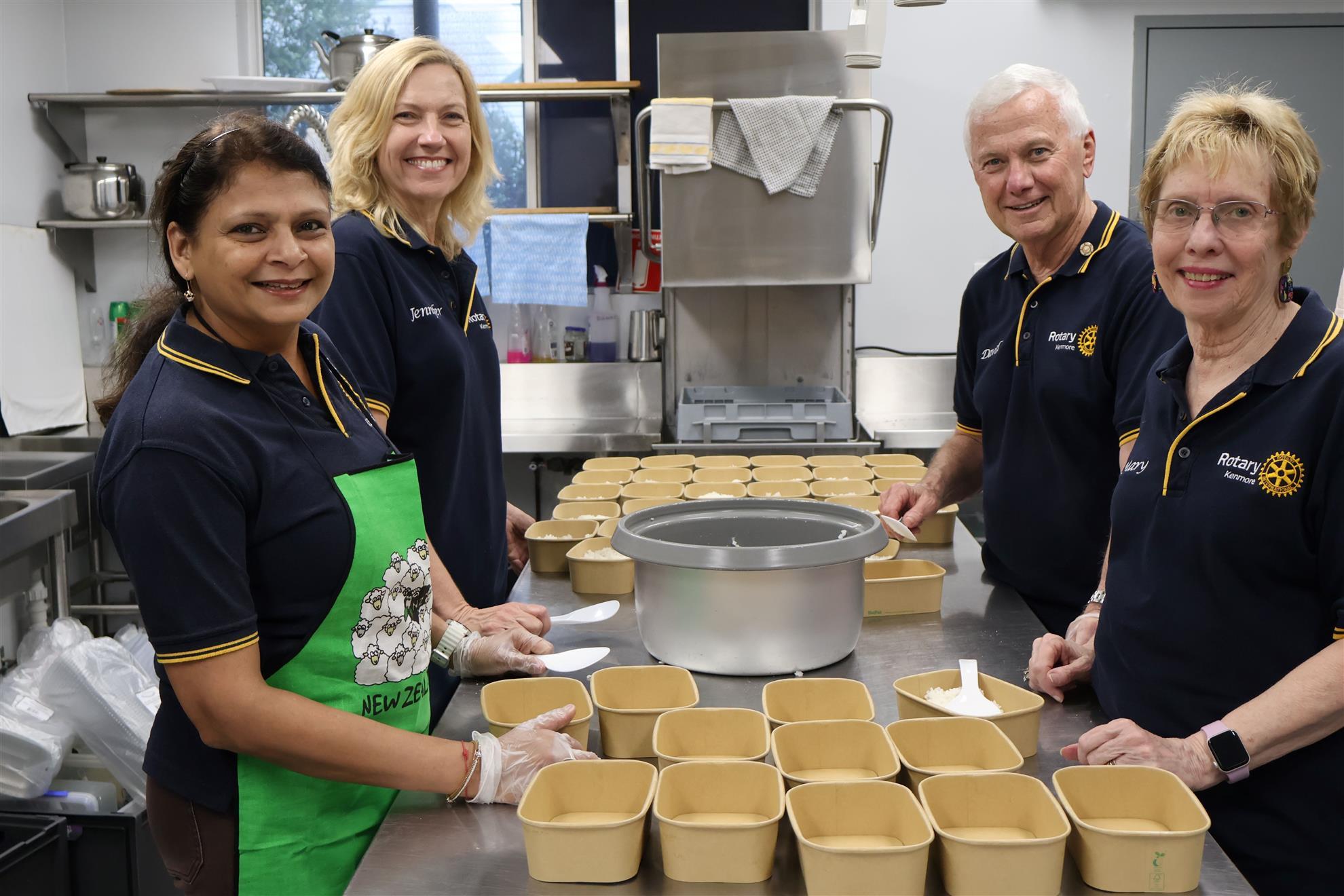 Packing Meals at Community Table