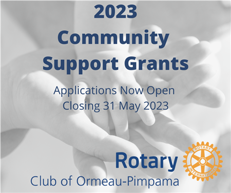 2023 Community Support Grants | Rotary Club Of Ormeau-Pimpama