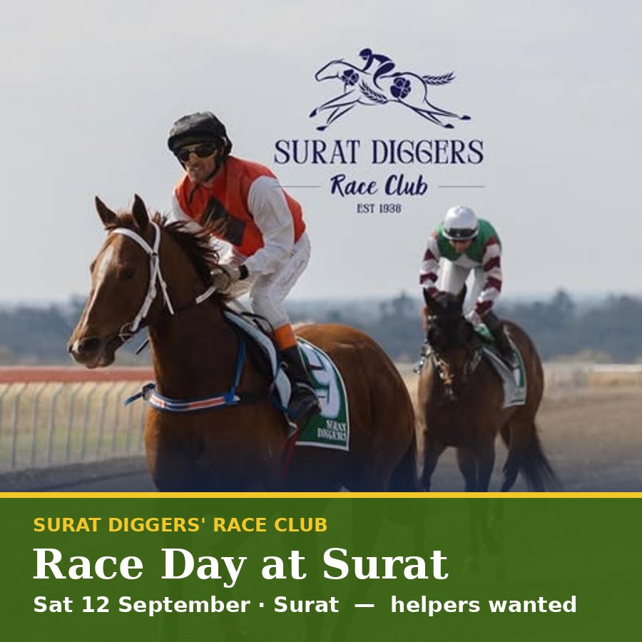 Surat Diggers' Race Day — Saturday 12 September