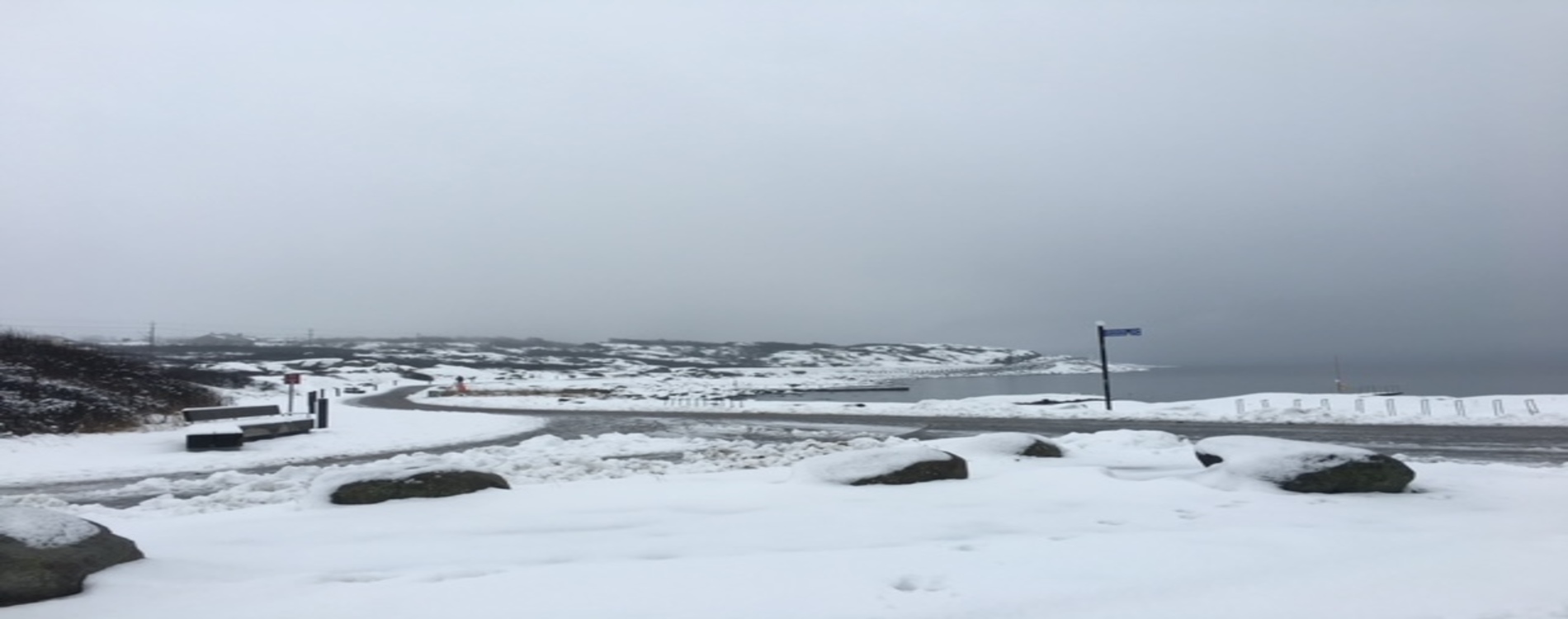 Strandpromenaden-vinter