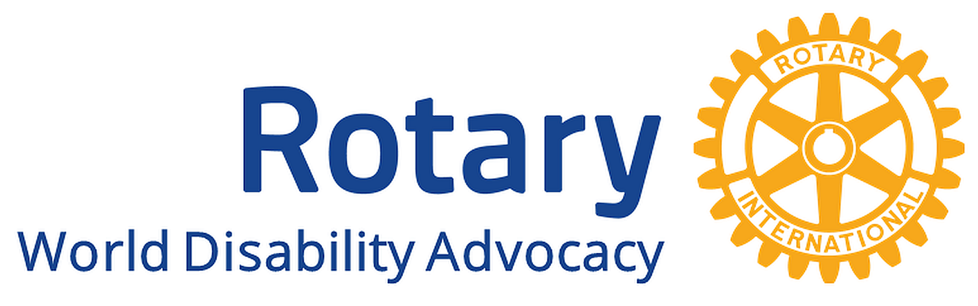 Rotary Club of World Disability Advocacy logo.