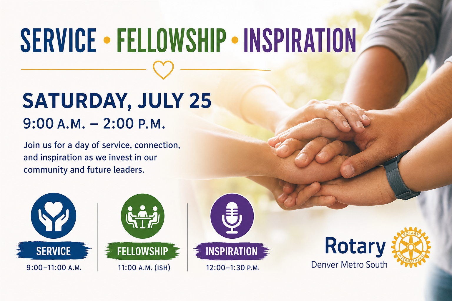 A Day of Service, Fellowship & Inspiration