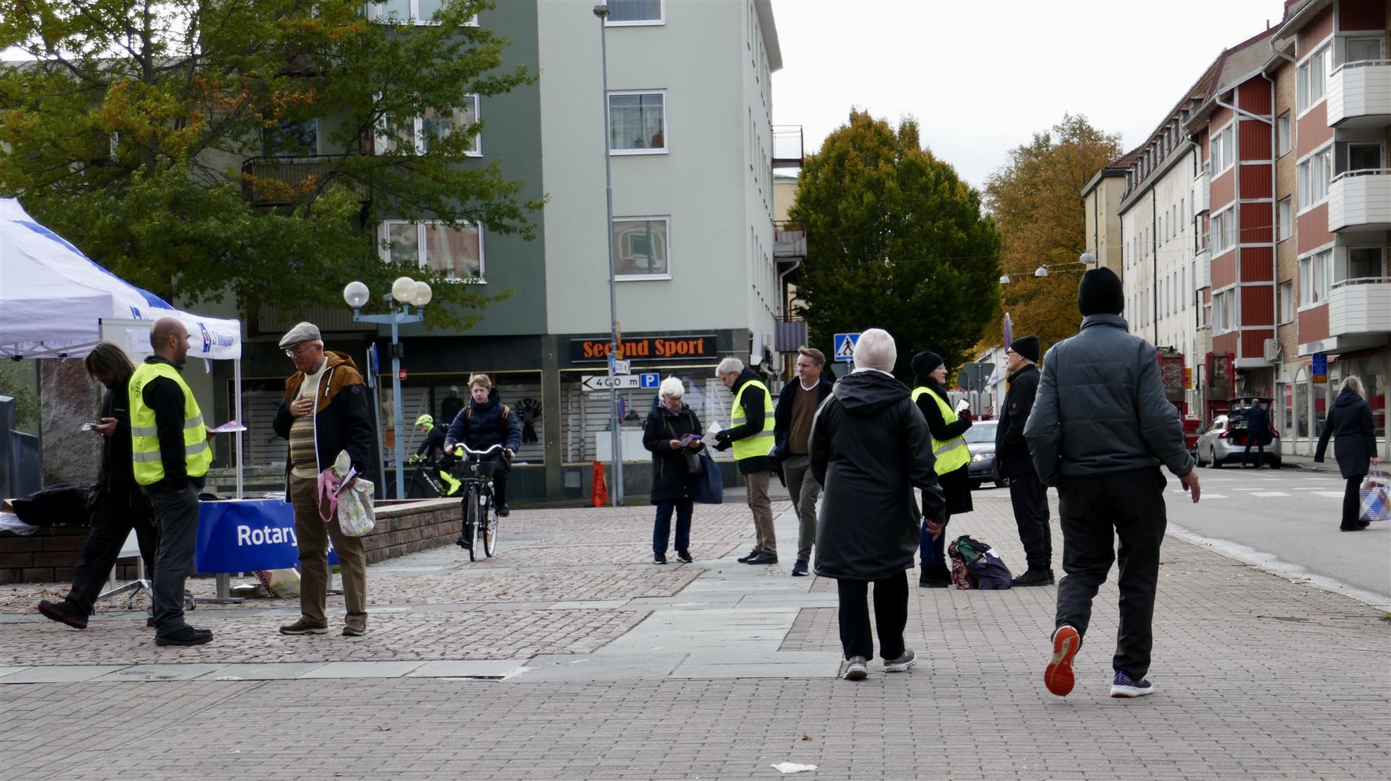 Tranås-Sommenbygden Rotaryklubb kampanjar för att utrota polio