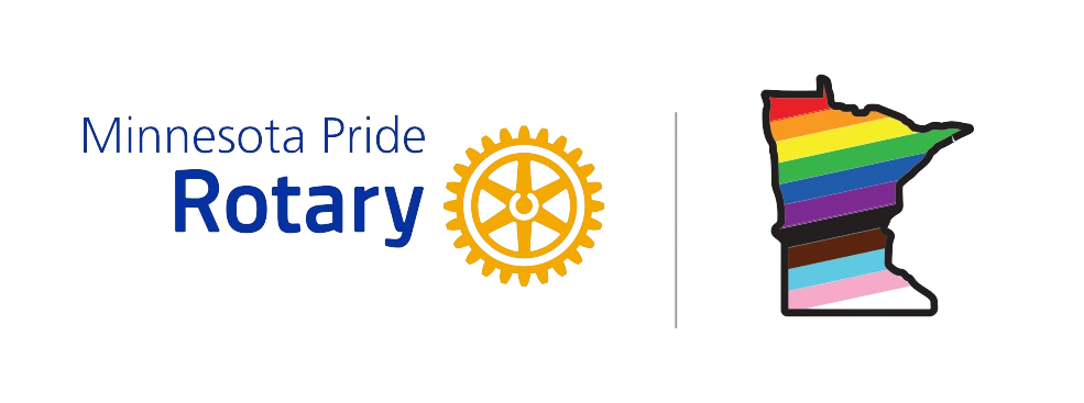 Minnesota Pride Rotary Club logo