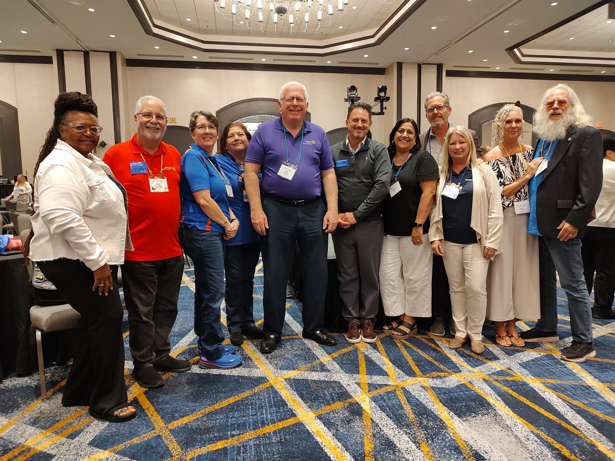 D6950 Representatives at Zone 34 Summit 2025