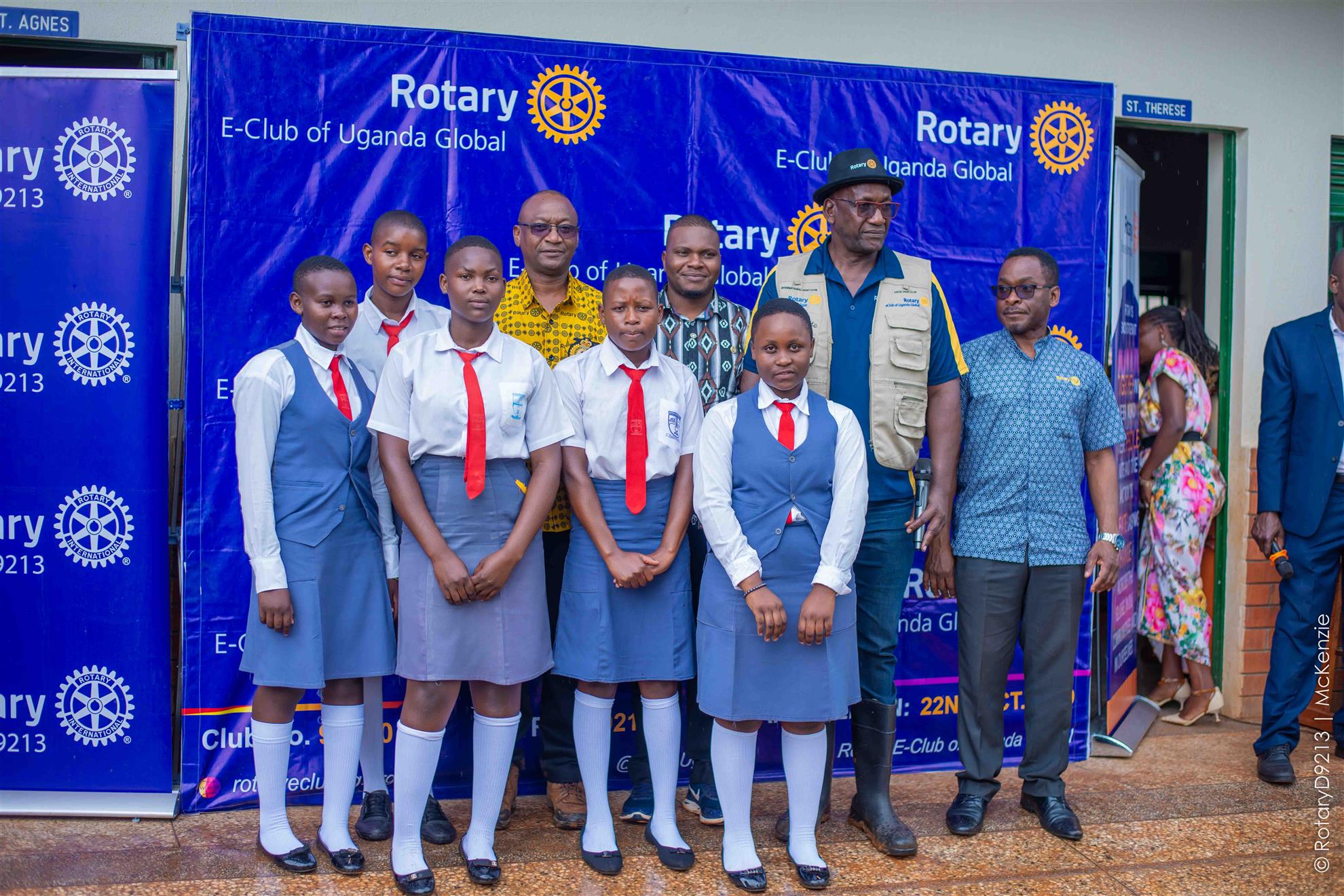 Celebrating our Interact leadership at Centenary Secondary School