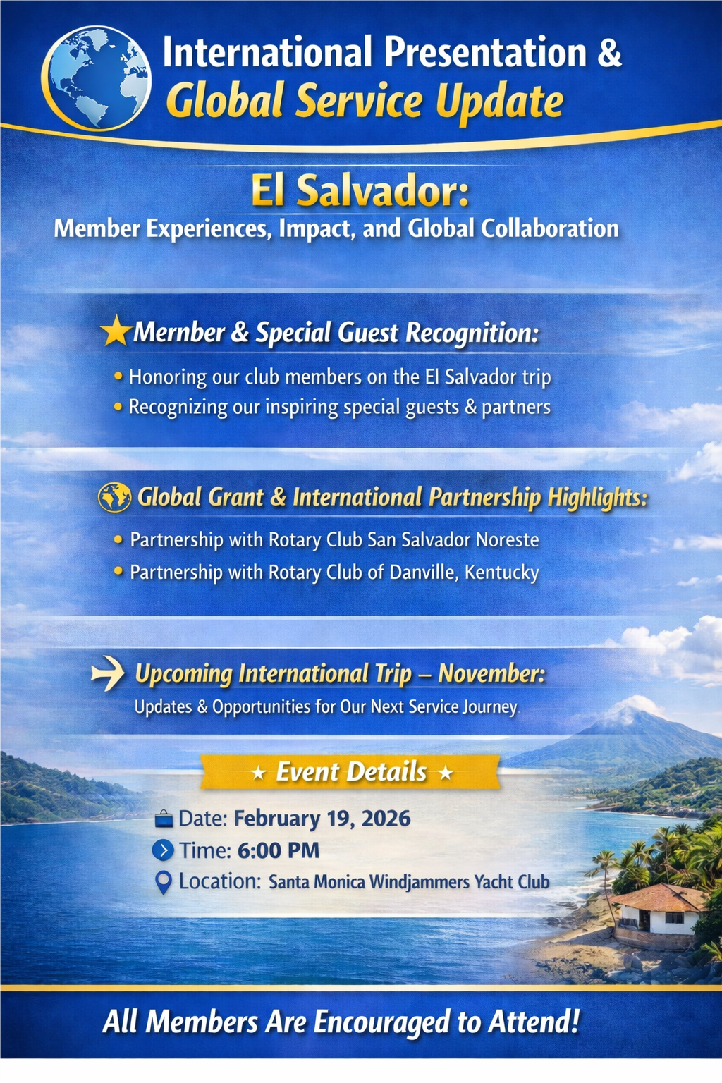 International Service Trip Presentation