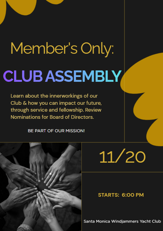 Club Meeting: November 20